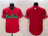 Men's Philadelphia Phillies Blank Red Phanatic Limited Stitched Jersey,baseball caps,new era cap wholesale,wholesale hats